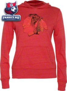 Женская толстовка Чикаго Блэкхокс / woman hooded Chicago Blackhawks