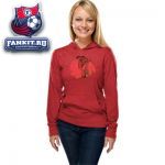 Женская толстовка Чикаго Блэкхокс / Chicago Blackhawks Women's Blasted Long Sleeve Hooded Tri-Blend T-Shirt