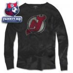 Кофта Нью-Джерси Девилз / New Jersey Devils '47 Brand Charcoal Vintage Logo Scrum Long Sleeve T-Shirt