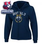 Женская толстовка Баффало Сейбрз / Buffalo Sabres Women's Navy Lasting Strength Full-Zip Fleece Hooded Sweatshirt