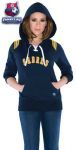 Женская толстовка Баффало Сейбрз / Buffalo Sabres Women's Touch Laced Up Fleece Hooded Sweatshirt - by Alyssa Milano