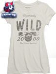 Женская футболка Миннесота Уайлд / Minnesota Wild Women's Old Time Hockey Melino Tri-Blend T-Shirt