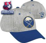 Кепка Баффало Сейбрз / Buffalo Sabres Mitchell & Ness Grey Vintage 2-Tone Flex Hat