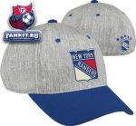 Кепка Нью-Йорк Рейнджерс / New York Rangers Mitchell & Ness Grey Vintage 2-Tone Flex Hat