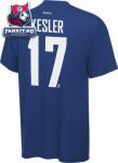 Футболка Ванкувер Кэнакс / Ryan Kesler Blue Reebok Name and Number Vancouver Canucks T-Shirt