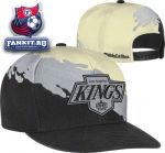 Кепка Лос-Анджелес Кингз / Los Angeles Kings Mitchell & Ness Cream Vintage 'Paintbrush' Snapback Hat