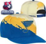 Кепка Сент-Луис Блюз / St. Louis Blues Mitchell & Ness Cream Vintage 'Paintbrush' Snapback Hat