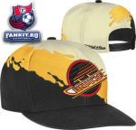 Кепка Ванкувер Кэнакс / Vancouver Canucks Mitchell & Ness Cream Vintage 'Paintbrush' Snapback Hat