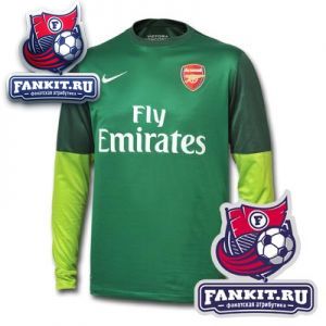 Арсенал свитер игровой вратарский 2012-13 Nike зеленый