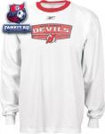 Кофта Нью-Джерси Девилз / New Jersey Devils Bloc Party Long Sleeve Ringer T-Shirt