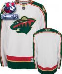 Игровой свитер Миннесота Уайлд / Minnesota Wild -White- Authentic RBK Edge Jersey