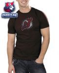 Футболка Нью-Джерси Девилз / New Jersey Devils Old Time Hockey Chocolate Fashion T-Shirt