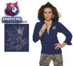 Женская толстовка Нью-Йорк Рейнджерс / New York Rangers Women's Full Zip Ruffled Hoody - by Alyssa Milano
