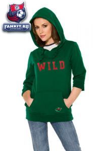 Женская толстовка Миннесота Уайлд / woman hoody Minnesota Wild