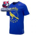 Футболка Бразилия / Nike Brazil 2012 US Tour Tee