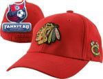 Кепка Чикаго Блэкхокс / Chicago Blackhawks Hat: '47 Brand Tradition Red Wool Stretch Fit Hat