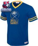 Футболка Баффало Сейбрз / Buffalo Sabres Mitchell & Ness Flip Shot V-Neck Jersey Crew