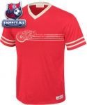 Футболка Детройт Ред Уингз / Detroit Red Wings Mitchell & Ness Flip Shot V-Neck Jersey Crew