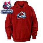 Толстовка Каролина Харрикейнз / Colorado Avalanche Majestic Tek Patch Fleece Hooded Sweatshirt