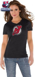 Женская футболка Нью-Джерси Девилз / woman t-shirt New Jersey Devils