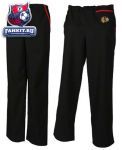 Штаны Чикаго Блэкхокс / Chicago Blackhawks Black Scrub Pants