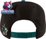 Кепка Сан-Хосе Шаркс / San Jose Sharks '47 Brand Kelvin Adjustable Snapback Flat Brim Hat