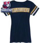 Женская футболка Баффало Сейбрз / Buffalo Sabres Women's Gym Blue Post Season T-Shirt