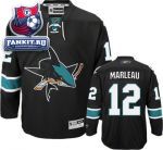 Игровой свитер Сан-Хосе Шаркс / Patrick Marleau Jersey: Reebok Alternate #12 San Jose Sharks Premier Jersey