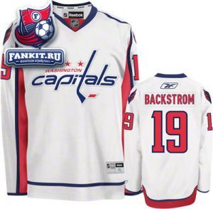 Игровой свитер Вашингтон Кэпиталз Reebok / Nicklas Backstrom Jersey