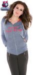 Женская толстовка Детройт Ред Уингз / Detroit Red Wings Women's Tried and True Tri-Blend Full-Zip Hoodie - by Alyssa Milano