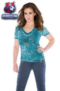 Женская футболка Сан-Хосе Шаркс / woman t-shirt San Jose Sharks