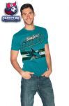 Футболка Сан-Хосе Шаркс / San Jose Sharks Single Coverage Tri-Blend T-Shirt