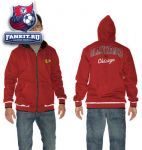Кофта Чикаго Блэкхокс / Chicago Blackhawks 1st Pick Full-Zip Hooded Sweatshirt