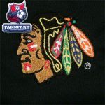 Поло Чикаго Блэкхокс / Chicago Blackhawks Exceed Desert Dry Black Polo Shirt