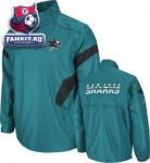 Куртка Сан-Хосе Шаркс / San Jose Sharks Teal Center Ice 1/4 Zip Hot Jacket