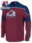 Кофта Колорадо Эвеланш / Colorado Avalanche Burgundy Shootout Team Jersey Long Sleeve T-Shirt