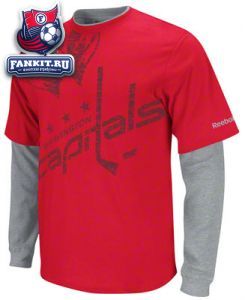 Кофта Вашингтон Кэпиталз Reebok / Washington Capitals Long Sleeve T-Shirt