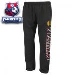 Штаны Чикаго Блэкхокс / Chicago Blackhawks Black Kicked In Fleece Pants