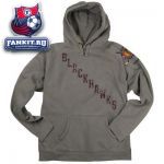 Кофта Чикаго Блэкхокс / Chicago Blackhawks Charcoal Unsurmountable Pigment Dyed Fleece Hooded Sweatshirt
