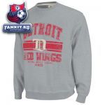 Кофта Детройт Ред Уингз / Detroit Red Wings Grey Team Classic Fleece Crewneck Sweatshirt