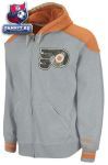 Толстовка Филадельфия Флайерз / Philadelphia Flyers Grey Team Classic Full-Zip Fleece Hooded Sweatshirt