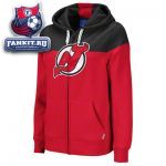 Женская толстовка Нью-Джерси Девилз / New Jersey Devils Women's Red Full-Zip Hooded Sweatshirt