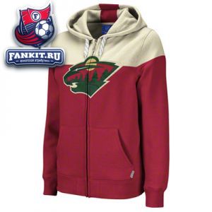 Женская толстовка Миннесота Уайлд / woman hoody Minnesota Wild