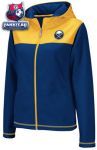 Женская толстовка Баффало Сейбрз / Buffalo Sabres Women's Navy Full-Zip Microfleece Hooded Jacket