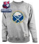 Кофта Баффало Сейбрз / Buffalo Sabres '47 Brand Blue Vintage Logo Scrum Long Sleeve T-Shirt