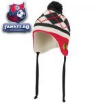Шапка Чикаго Блэкхокс / Chicago Blackhawks Black CCM Classics Tassel Knit Hat