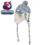 Шапка Ванкувер Кэнакс / Vancouver Canucks Blue Tassel Knit Hat