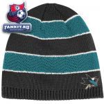 Женская шапка Сан-Хосе Шаркс / San Jose Sharks Women's Black Reversible Cuffless Knit Hat