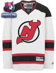 Игровой свитер Нью-Джерси Девилз / New Jersey Devils White Premier NHL Jersey