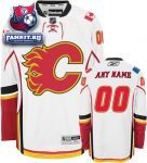 Игровой свитер Калгари Флэймз / Calgary Flames White Premier Jersey: Customizable NHL Jersey